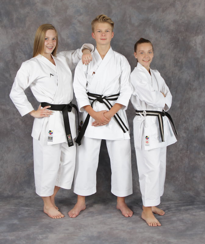 Bernardo Karate students posing