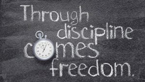 word of the month: self-discipline