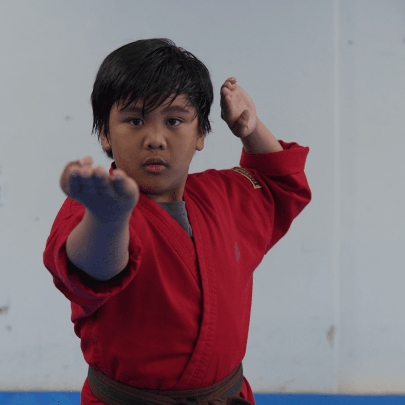 pic2 Young boy in karate class